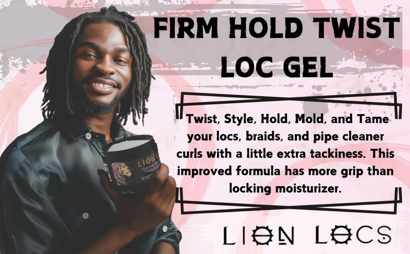Beard Gains Lion Locs Hair Locking Dreads Moisturizer for Dreadlocks, Locks, Microlocs, Interlocks, Braidlocks, Braids, Fauxlocs, Twistlocks, or Sisterlocks (8oz) (Firm) - Image 2