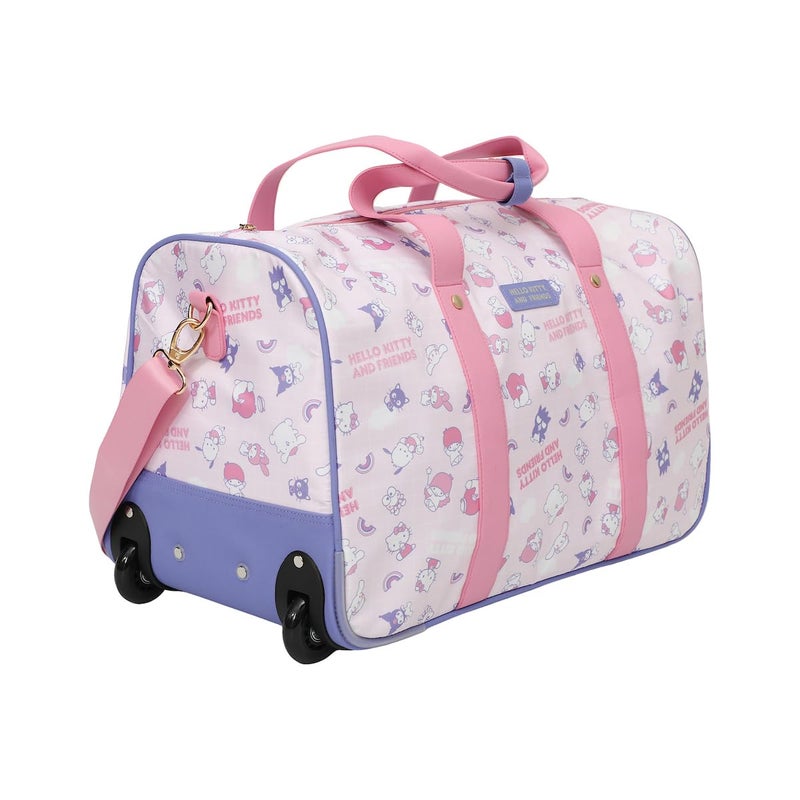 Bioworld Hello Kitty & Friends Wheeled Duffle Carry-on Luggage - Image 2