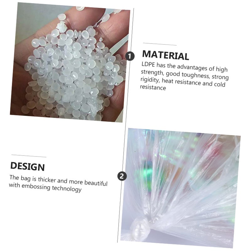 Heavy Duty Disposable PE Trash Bags 200 Pcs 25X40CM For Household And Office Storage - Image 3
