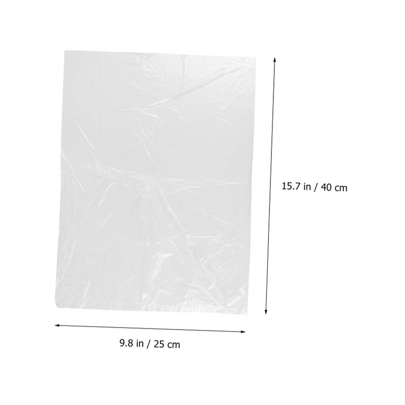 Heavy Duty Disposable PE Trash Bags 200 Pcs 25X40CM For Household And Office Storage - Image 4