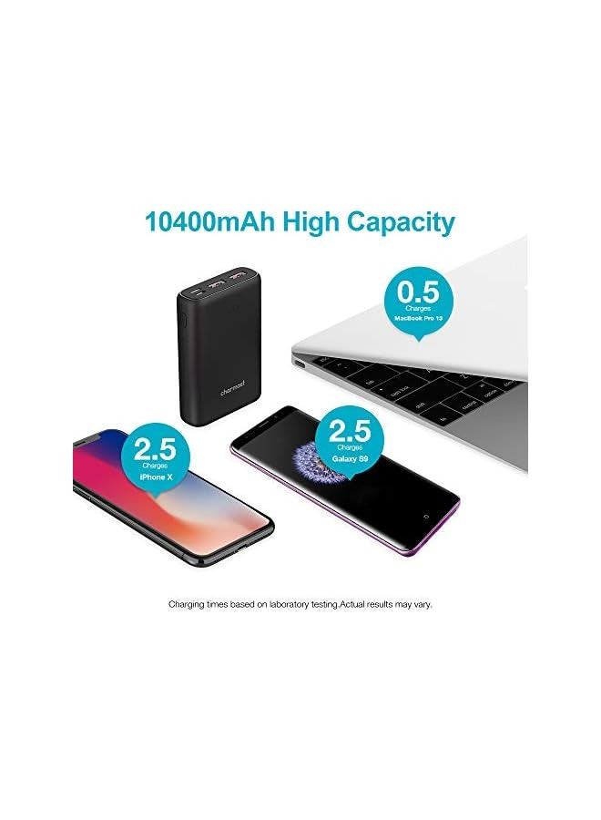 Charmast Smallest 10400 USB C PD Quick Charge Portable Charger, Mini Small 10400 mah Power Delivery QC Power Bank, Compact Phone External Battery Pack Chargers Compatible with IPhone, Samsung, Pixel - Image 2