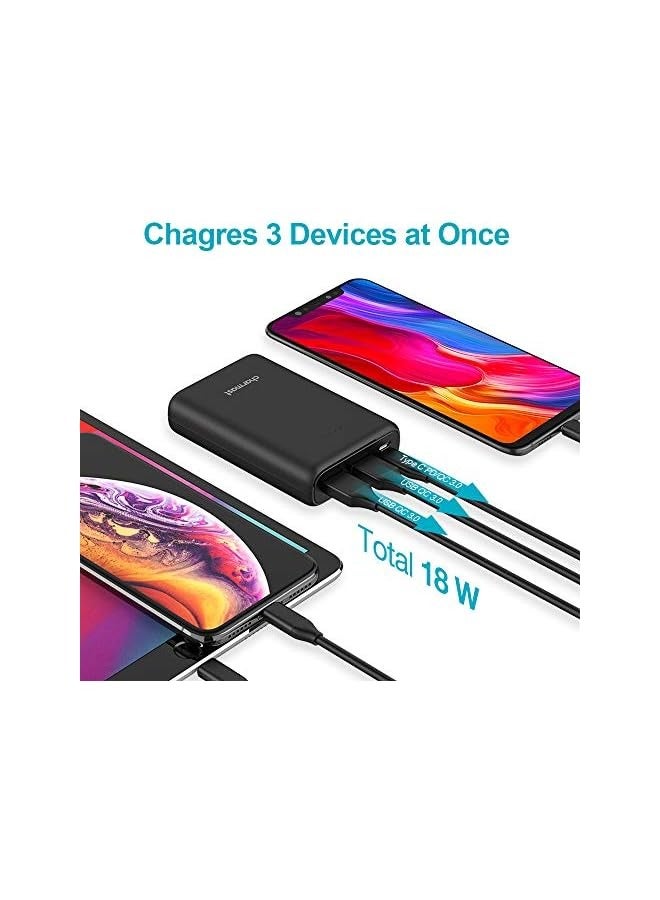 Charmast Smallest 10400 USB C PD Quick Charge Portable Charger, Mini Small 10400 mah Power Delivery QC Power Bank, Compact Phone External Battery Pack Chargers Compatible with IPhone, Samsung, Pixel - Image 4