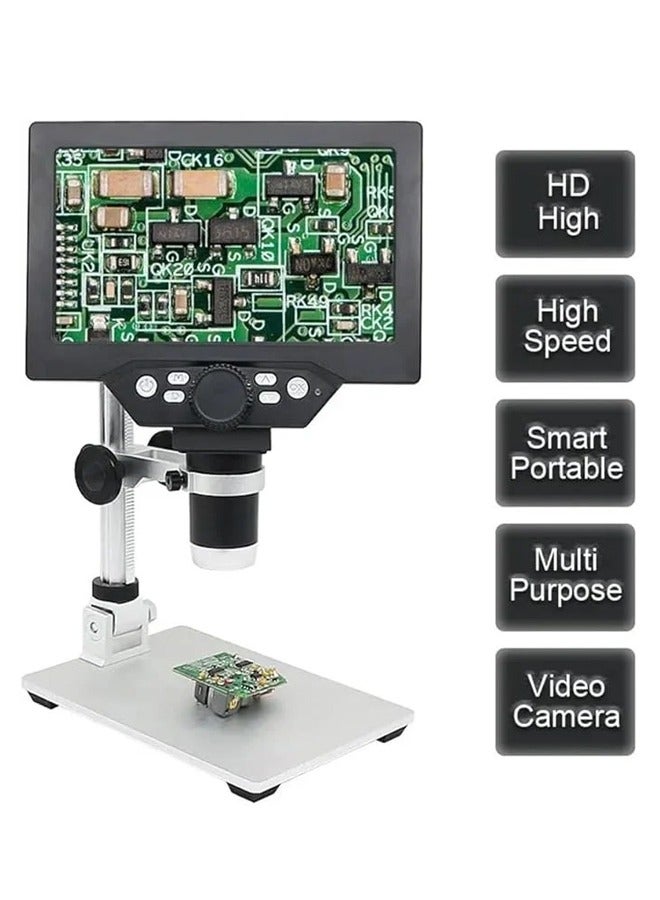 G1200 12MP Digital Microscope with 7″ LCD Screen – Magnification up to 1200x - Image 2