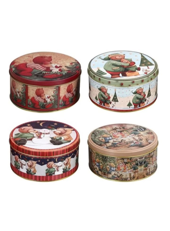 4 قطع - صندوق حلوى عيد الميلاد - Image 1