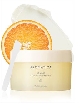 AROMATICA Orange Cleansing Sherbet 150g - Makeup Removing Balm - Melts Away Stubborn Impurities  - Image 1
