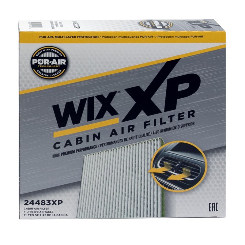 WIX 24483XP WIX XP Cabin Air Filter Replacement, Triple-Layer Protection with Activated Carbon & Advanced Airflow Media Compatible With Various Lexus, Toyota, Scion, Pontiac Vibe, Subaru - Image 3