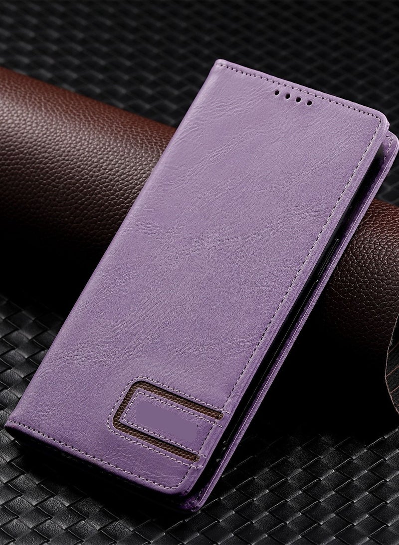 Suteni Flip Cover Card Slots Leather Phone Case for Samsung - Image 1