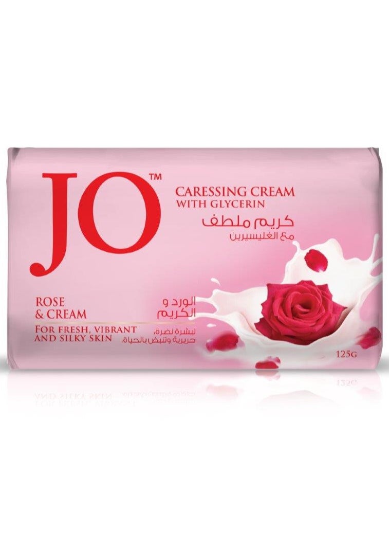 Jo Rose and Cream Soap 6 x 125g  - Image 1