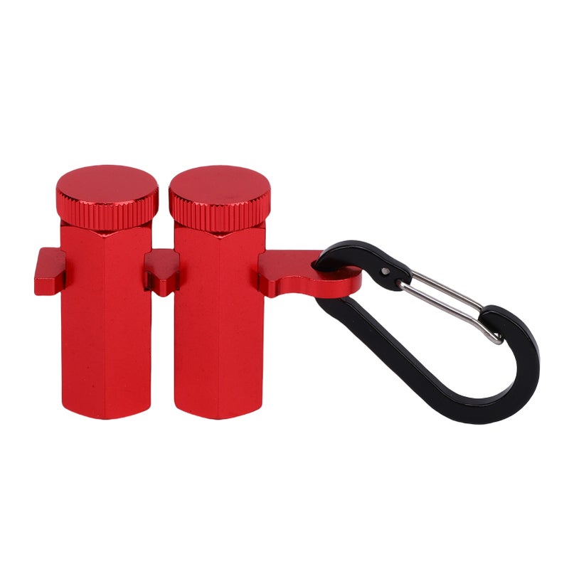 Tall Stair Gauges Framing Jig with Holder Hook Knobs Stringer Layout Tool Carpentry Squares Circular Saw Rafter Clamps Stops Red - Image 4