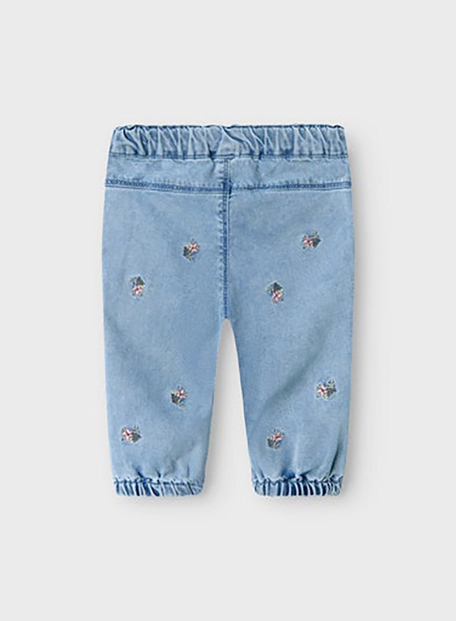NAME IT NAME IT Baby Girls Rose Shaped Jeans  - Image 3
