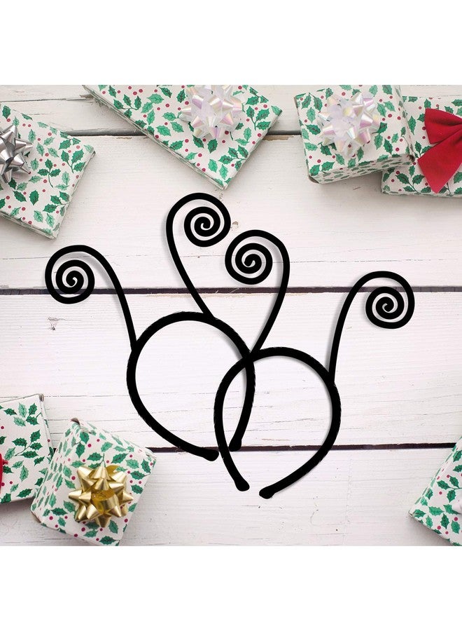 AIEX 2Pcs Butterfly Antenna Headband Butterfly Bug Hair Band Halloween Costume Party Supplies (Black) - Image 3