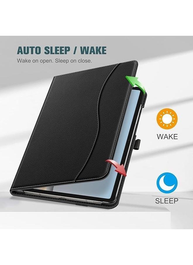 erorex - Compatible With Samsung Galaxy Tab S9 11 Case Cover Inch S9 Fe10.9 Protective Case Classic Pu Leather Flip Cover With Pen Holder Slot - Image 1