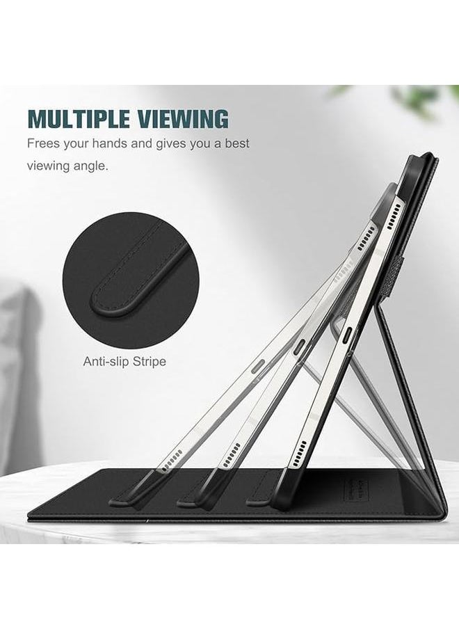 erorex - Compatible With Samsung Galaxy Tab S9 11 Case Cover Inch S9 Fe10.9 Protective Case Classic Pu Leather Flip Cover With Pen Holder Slot - Image 1