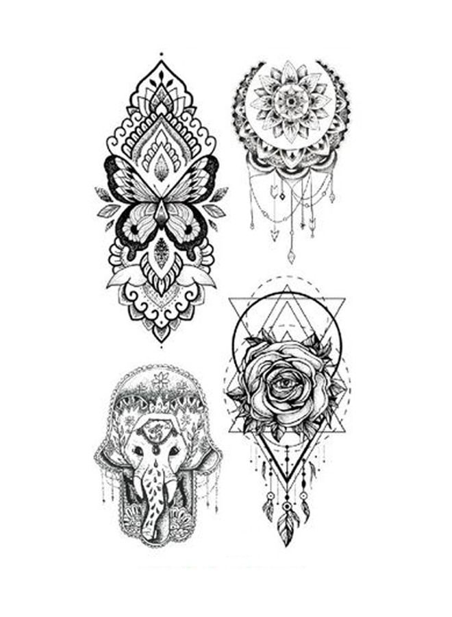 5esha Waterproof Temporary Tattoo Sticker - Image 1