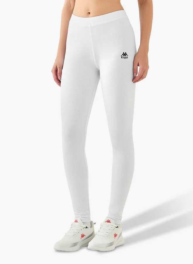 كابا Kappa Pack of 2 Elasticated Full Length Leggings with Logo Design