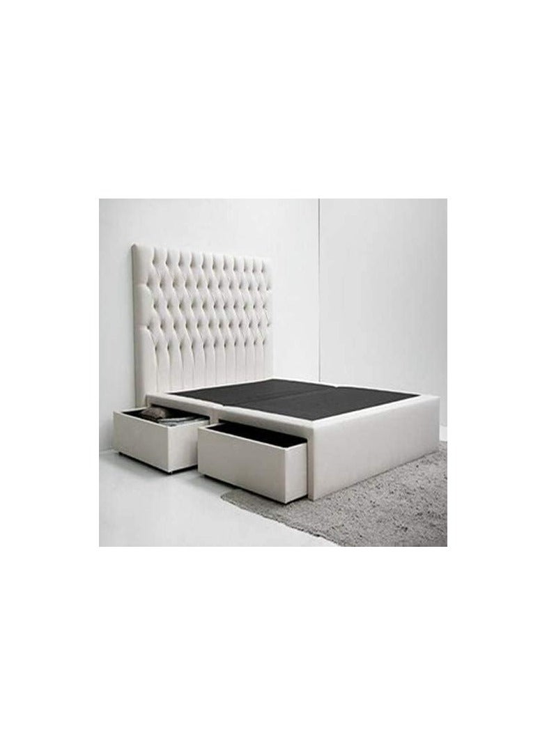 Ripple FURNITURE King-Size Bed With Inbuilt Drawers (180Cm X 200Cm) No Mattress  - Image 2