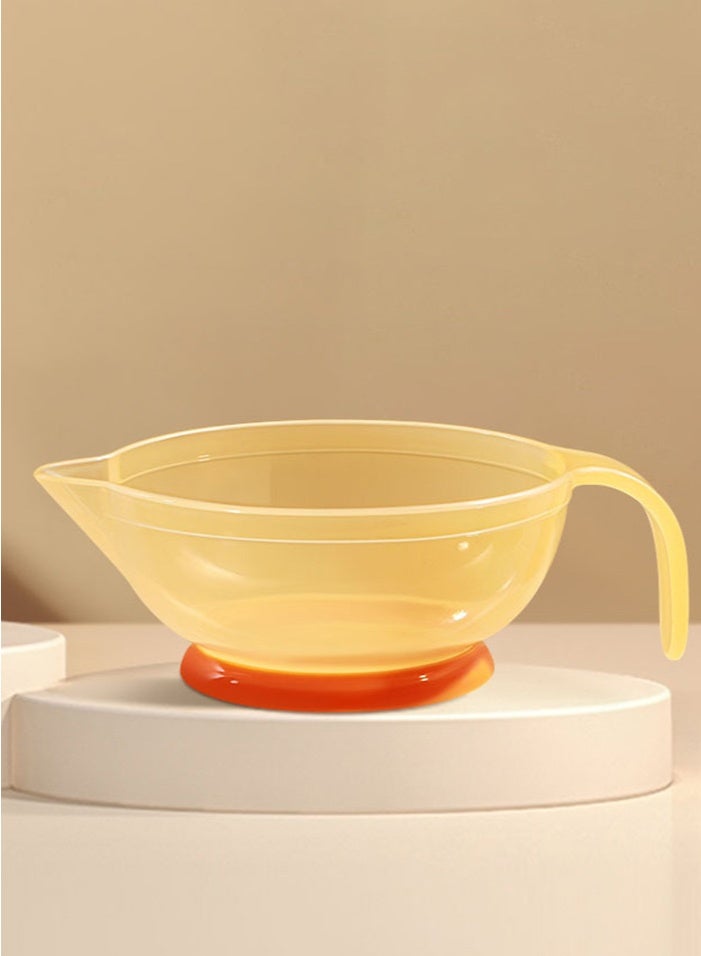 اعاره وعاء بلاستيكي للأطفال، وملعقة وزجاجة، ومجموعة ملاعق، أوعية غير قابلة للكسر للأطفال بفوهة مفتوحة، لوازم تغذية الأطفال الصغار، آمنة للاستخدام في الميكروويف وغسالة الأطباق، خالية من مادة BPA، أطباق عشاء للأطفال - Image 5