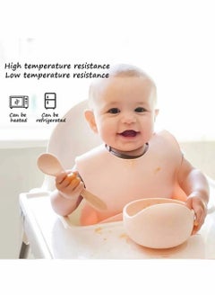 Excefore Baby Suction Bowl with Wooden Spoon, Stay Put Food Grade Silicone BPA Free Feeding Bowls Strong Dinner Storage for Weaning  - Image 4