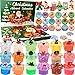WUJYLY Christmas Slime Kit Slime Party Favors for Kids Xmas Stickers Charms Christmas Stocking Stuffers for Kids Super Soft NonSticky DIY Surprise Slime for Girls Boys - Image 2