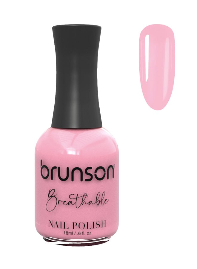 brunson Breathable Nail Polish Halal nail polish Wudu friendly Quick-Dry Vegan long lasting but easy peel off   18ml BH391