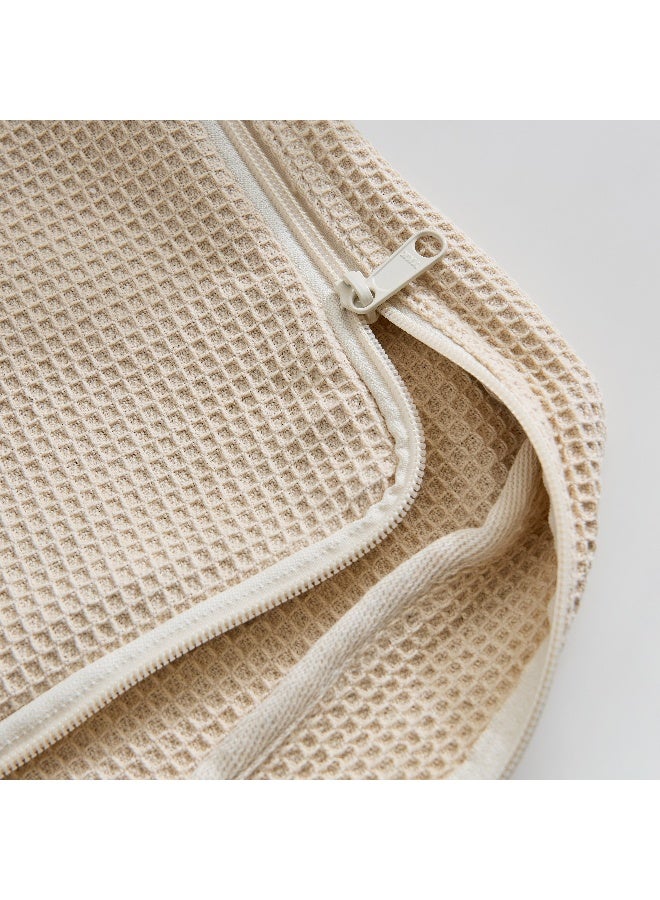 Home Box Bella Oat Waffle Medium Box Pouch - 20.5x13x5 cm  - Image 3