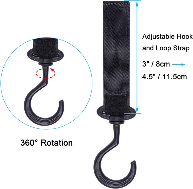 Wisdompro Car Seat Headrest Hook - 2 Pack - Image 3