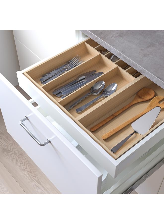 Zaboon Cutlery tray/utensil tray, light bamboo, 52x50 cm - Image 2