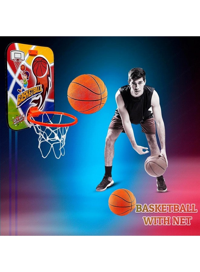 FunBlast Basketball for Kids - Wall Mount Adjustable Basket Ball Kit for Kids, Basketball Hoop for Kids, Kids Basketball Toys, Indoor and Outdoor Games for Boys & Kids - Image 4