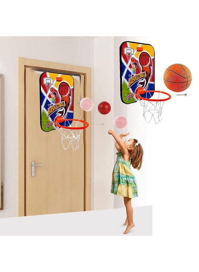 FunBlast Basketball for Kids - Wall Mount Adjustable Basket Ball Kit for Kids, Basketball Hoop for Kids, Kids Basketball Toys, Indoor and Outdoor Games for Boys & Kids - Image 5