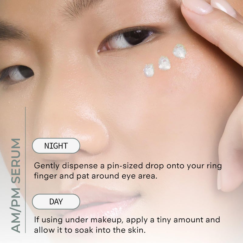 COSMEDIX Under Eye Serum for Dark Circles & Puffiness, Opti Crystal - Lifting & Firming Liquid Serum for Fine Lines & Wrinkles - Brightening, Moisturizing, & Hydrating Anti Aging Eye Puffy Bags Serum - Image 5