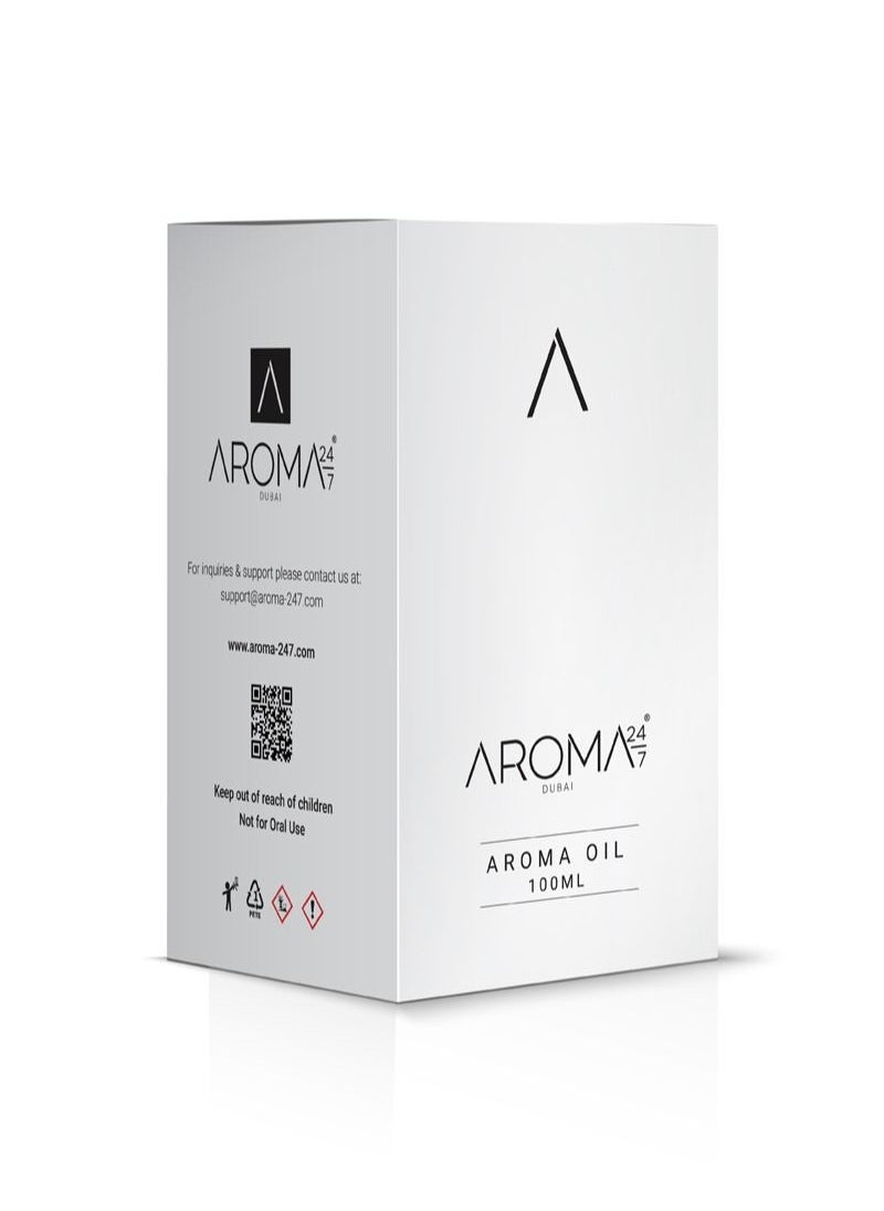 AROMA 24/7 - Aroma Oil for Scent Diffusers - Efgano Black 100ML - Image 1