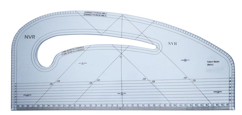 NVR Premium quality professional pattern master metric scale for fashion designingtailoringsewing