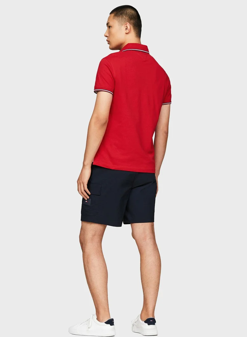 TOMMY HILFIGER 1985 Tipped Slim Fit Polo