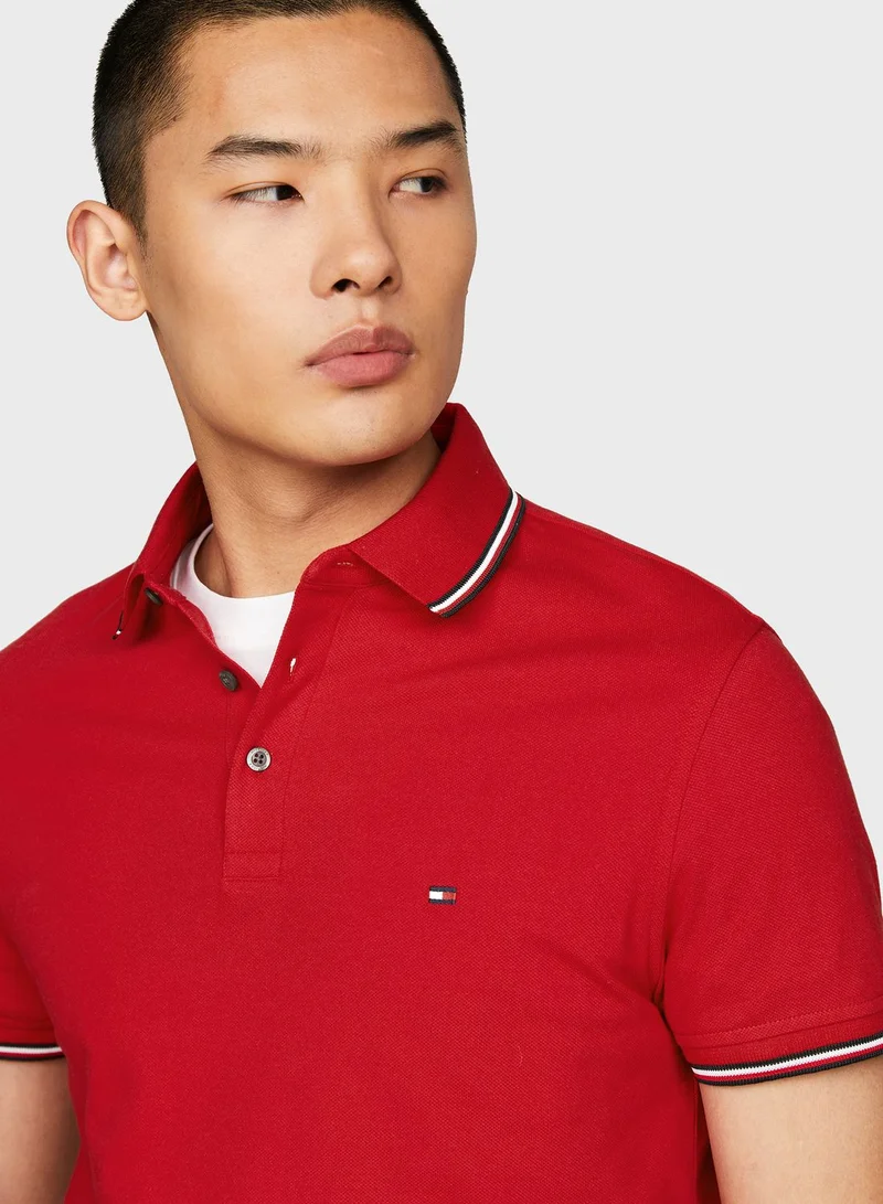 TOMMY HILFIGER 1985 Tipped Slim Fit Polo