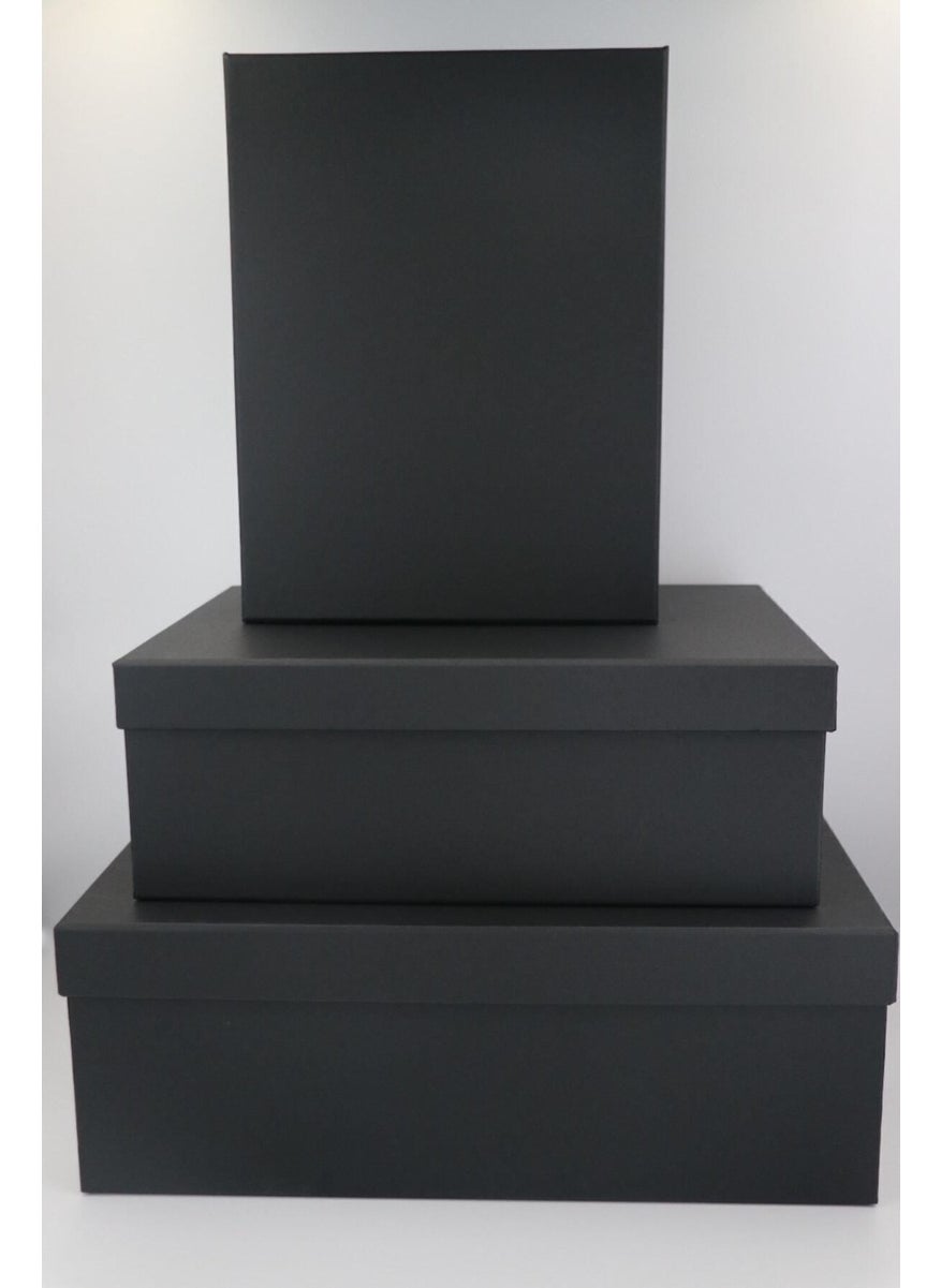 Black 3 Piece Set Rectangular Box Gift Bride Groom Dowry Pack Box - pzsku/Z2CD64FB8CB39F820336DZ/45/_/1730628753/8b901f21-5c4f-4e4f-ab52-b6fd5c55f5bb