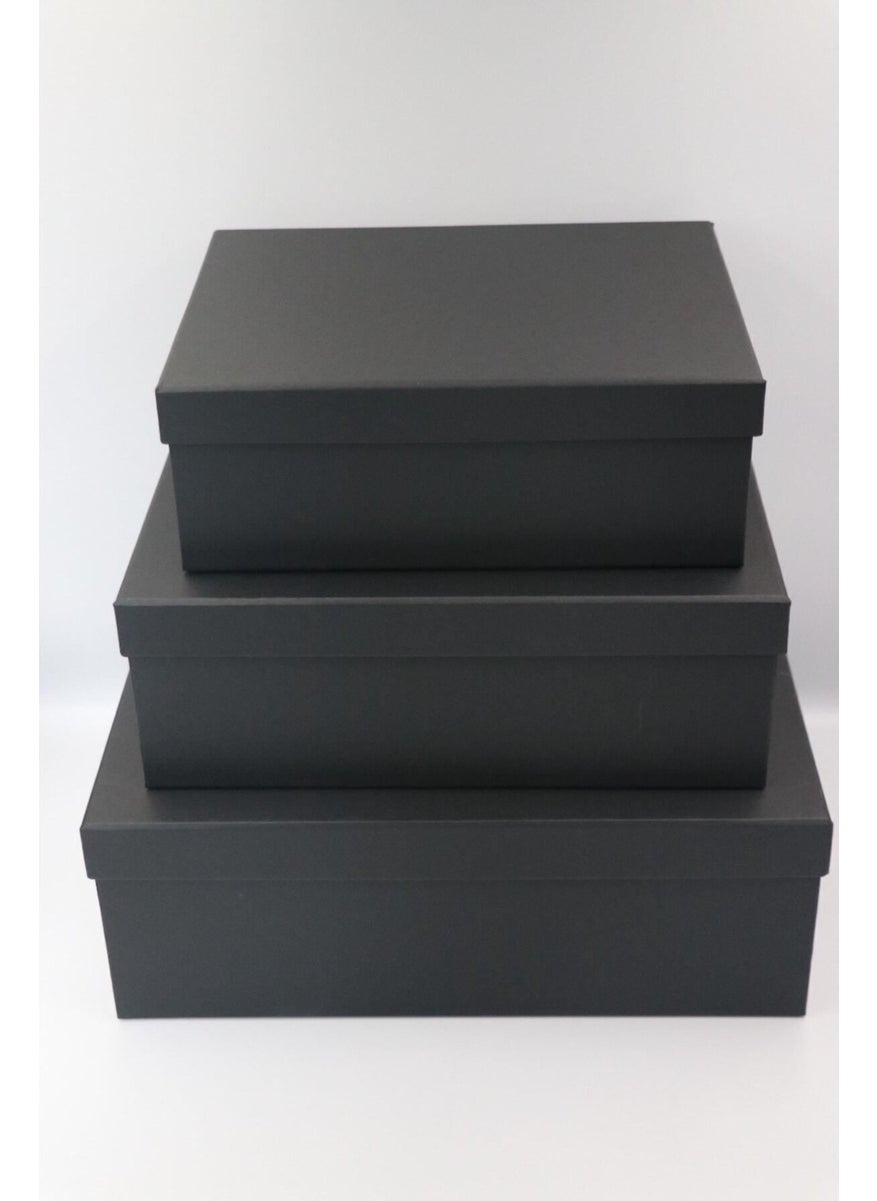 Black 3 Piece Set Rectangular Box Gift Bride Groom Dowry Pack Box - pzsku/Z2CD64FB8CB39F820336DZ/45/_/1730628754/4749fac7-532e-4d04-822e-a630392d19c8