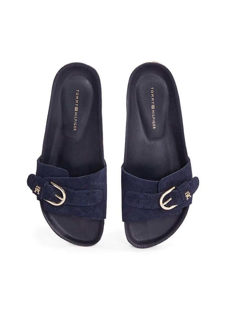 TOMMY HILFIGER Soft Suede Adjustable Mule  - Image 5