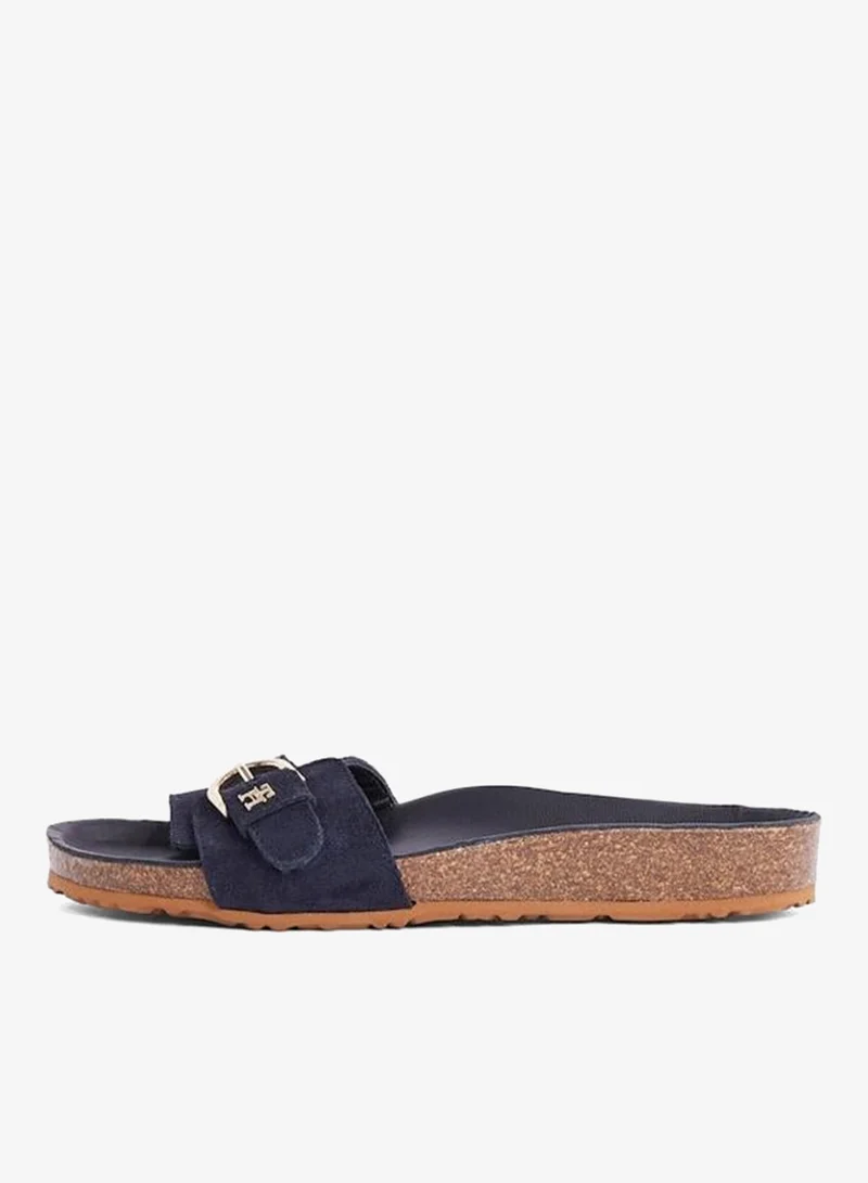 TOMMY HILFIGER Soft Suede Adjustable Mule
