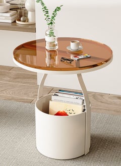 شاربدو Sharpdo طاولة قهوة على طراز Nordic Ins وطاولة جانبية صغيرة وبسيطة مستديرة  - Image 2