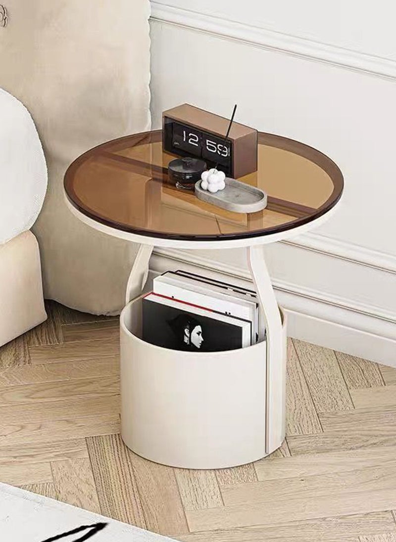 Sharpdo Nordic Ins style Coffee Table Sofa Side Small Simple Round Table