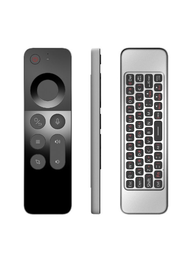W3 Air Mouse Remote 2.4GHz – 4-in-1 Wireless Keyboard, Mouse, Remote Control & Infrared Learning for Smart TVs - Image 1