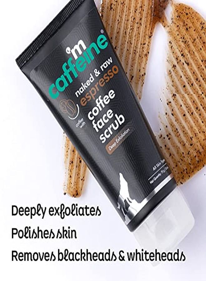 MCaffeine Face & Body Scrub Combo For Exfoliation & Tan Removal | Espresso Face Scrub And Coffee Body Scrub Duo (175Gm) | For Skin Brightening, De-Tan & Dirt Removal  - Image 5