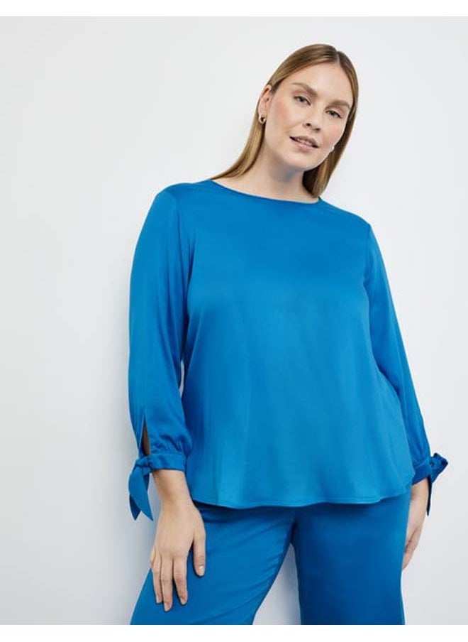 GERRY WEBER - Blouse top with knotted details on the sleeves - Image 1