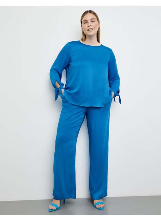 GERRY WEBER - Blouse top with knotted details on the sleeves - Image 1