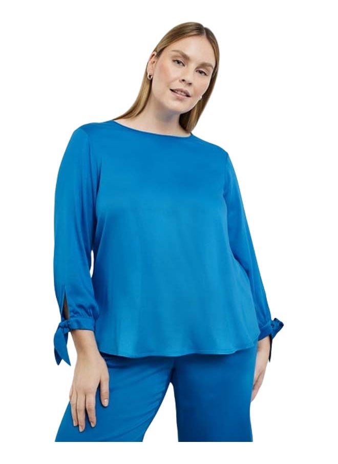 GERRY WEBER - Blouse top with knotted details on the sleeves - Image 1