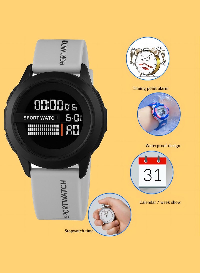 Multifunctional Round Screen Electronic Watch For Kids - Image 2