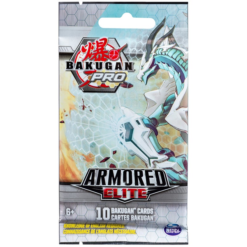 BAKUGAN Bakugan Pro, Armored Elite Booster Pack with 10 Collectible Trading Cards, for Ages 6 and Up  - Image 2