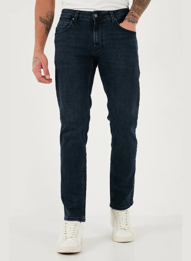 Buratti  Buratti Cotton Regular Fit Normal Waist Straight Leg Jeans Men's JEANS 2211C27PARMA for Men | Best Price UAE