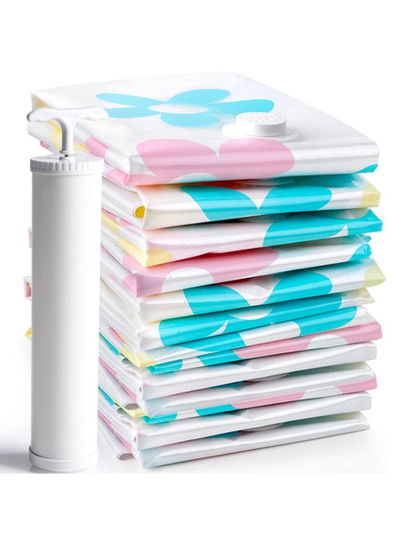 DubaiGallery 11pcs Sets Vacuum Storage Bags for Clothes Blankets Pillows Travel Luggage Packing Space Saver Home Vacuum Pump Compressed Bag - Image 1