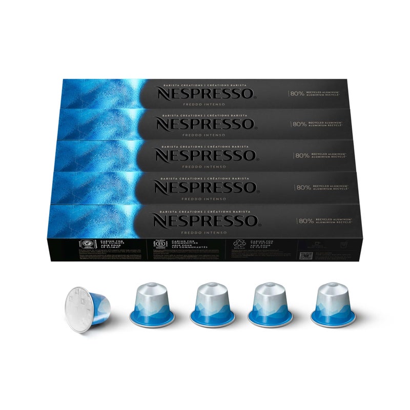 Nespresso Capsules Original Line Freddo Intenso 50Count Espresso Coffee Pods - Image 3